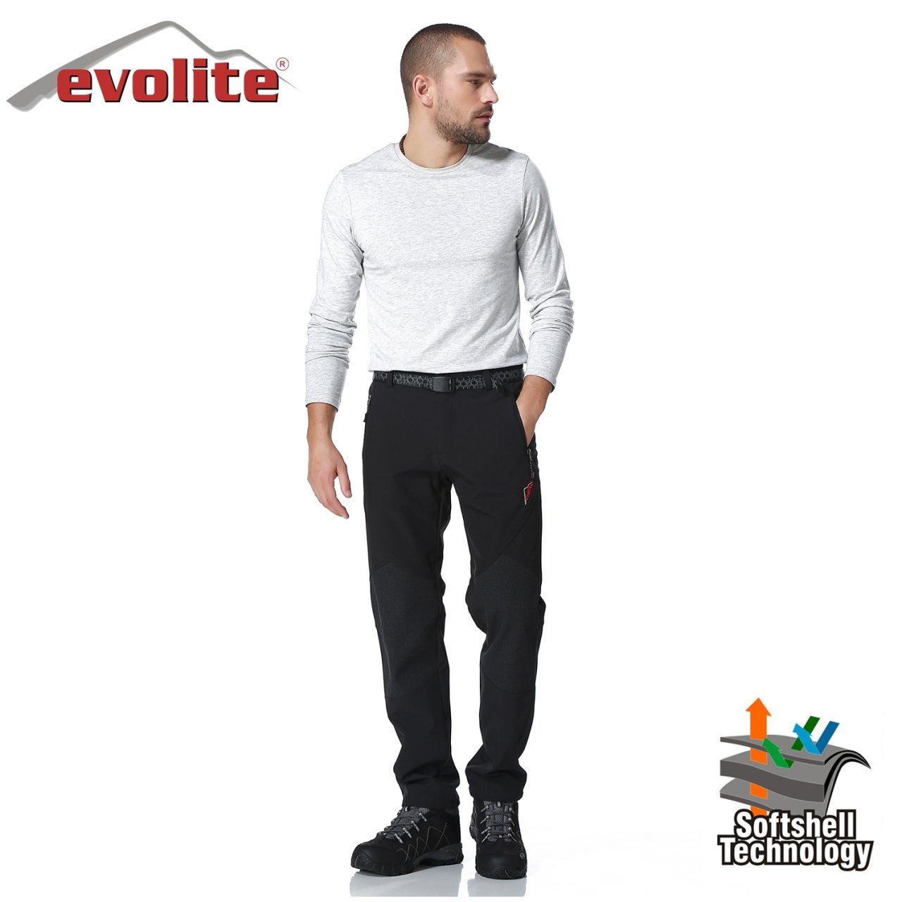 Evolite Bay Blackhole Softshell Pantolon XXXL