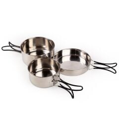 Evolite Evercamp 2-3 Kişilik Çelik Kamp Tencere Seti