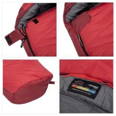 Evolite Dreamer Ultralight -32°C Uyku Tulumu - Kırmızı Sarı