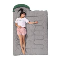 Evolite Camper Pro SQ 2 Kişilik Uyku Tulumu - Haki