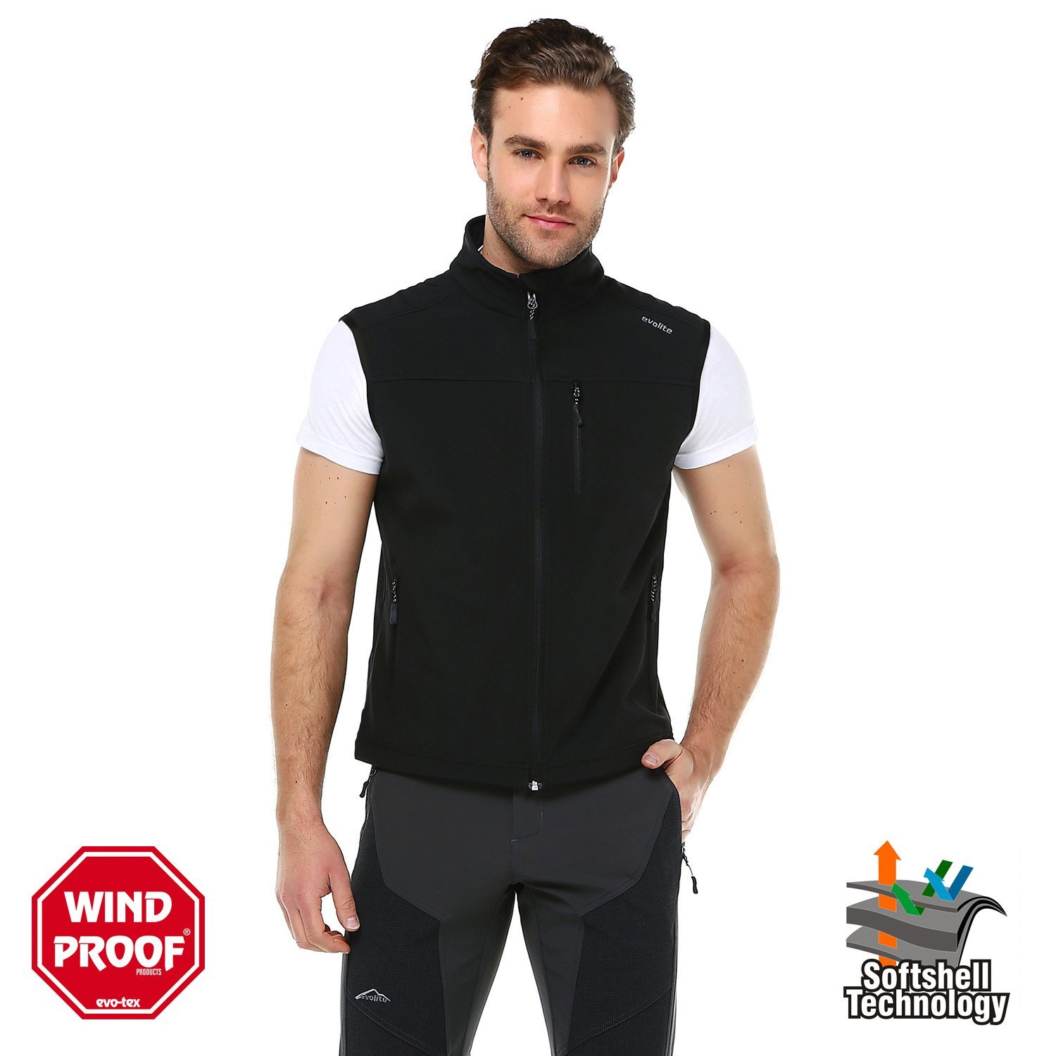 Evolite Krypton Softshell Yelek - Rüzgar Geçirmez & Su İtici