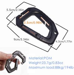 Evolite Tactical Molle Karabina Siyah