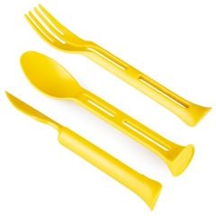 Evolite Combo 3 in 1 Çatal Kaşık Set (SARI)