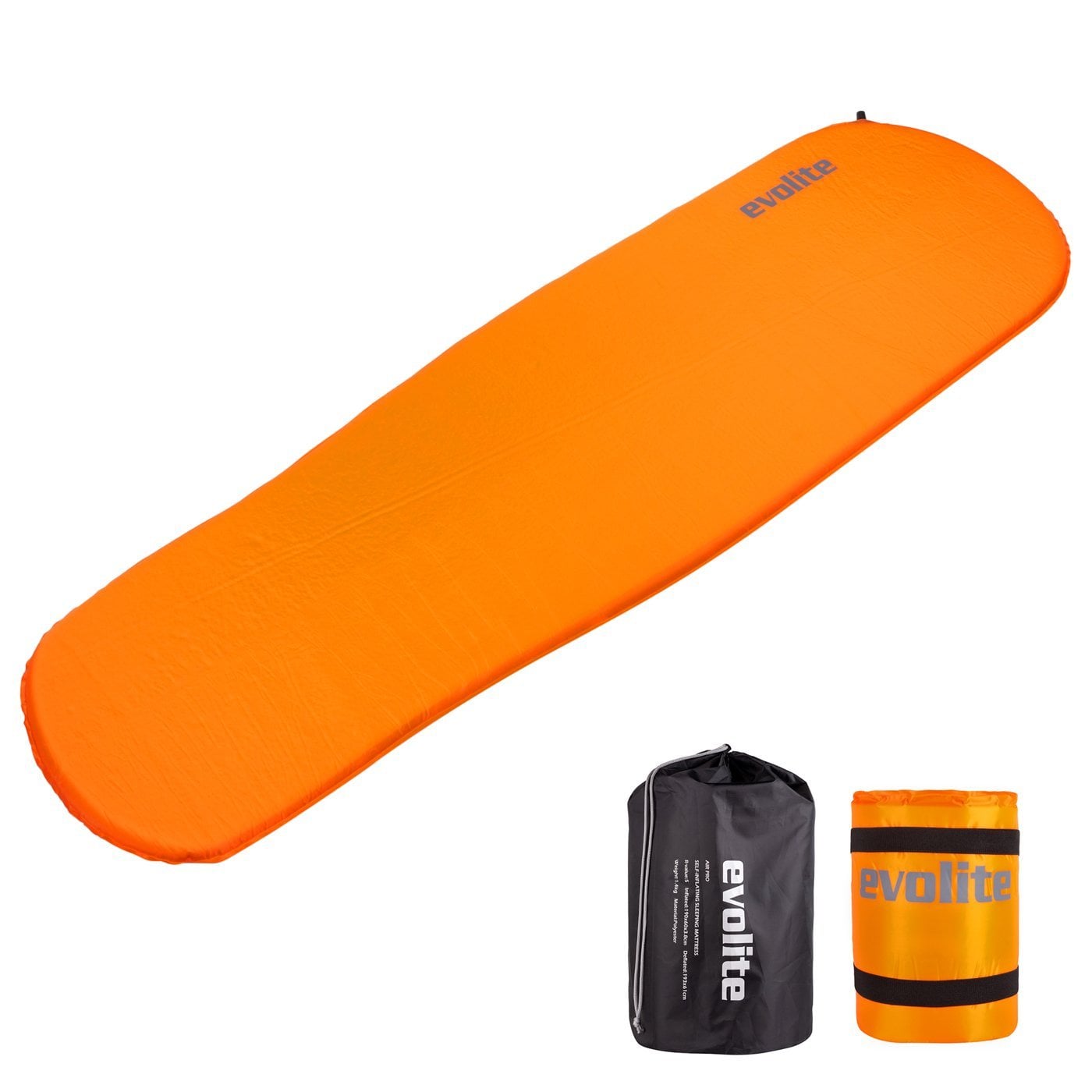 Evolite Luno 3.8 cm Şişme Kamp Matı - Turuncu